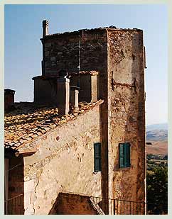 Tuscan building at San Casciano dei Bagni