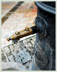 Water fountain in Sarteano Water fountain in Sarteano