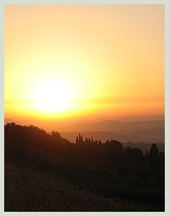 Sunrise over Casa Olinto Sunrise over Casa Olinto